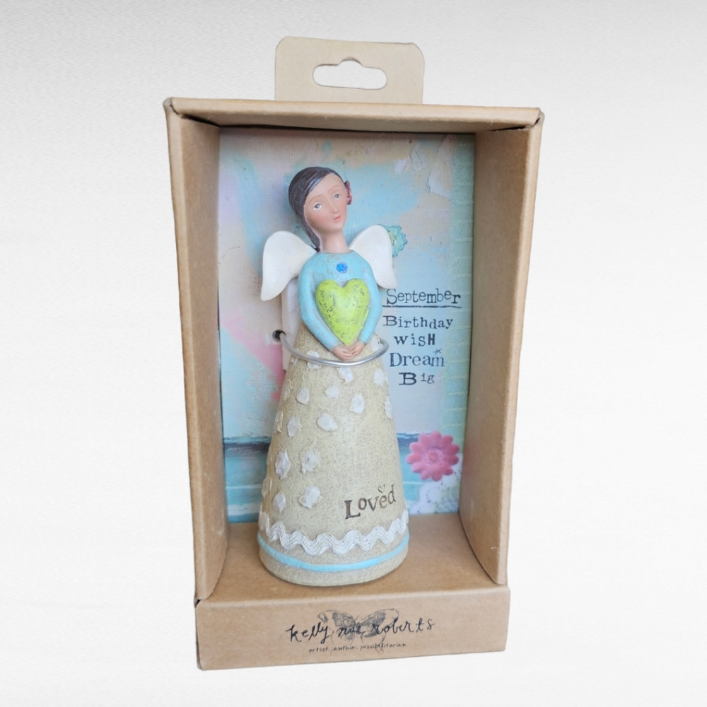 Kelly Rae Roberts September Birthday Wish Angel NEW